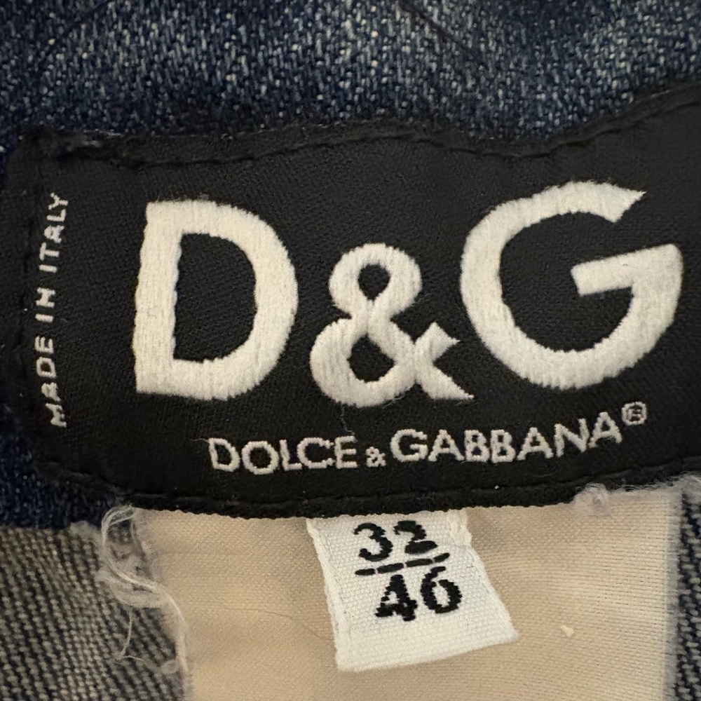 Dolce & Gabbana Vintage Denim Blazer Jacket - Picture 4 of 4